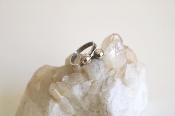 Norway Ansel Holmsen Sphere Crossover Sterling Ring | 7