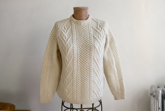 Handmade British Wool Fisherman Sweater