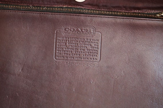 Coach Bonnie Cashin NYC Tote Bag | Burgundy Leath… - image 9