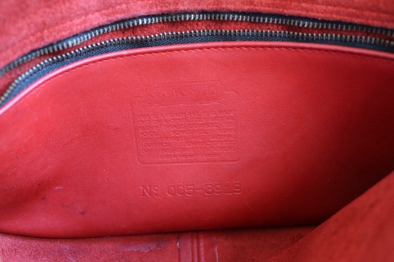 バッグ 1917 Coach Accessory Porch Signature Red 1917 Coach Accessory Porch Signature Red バッグ