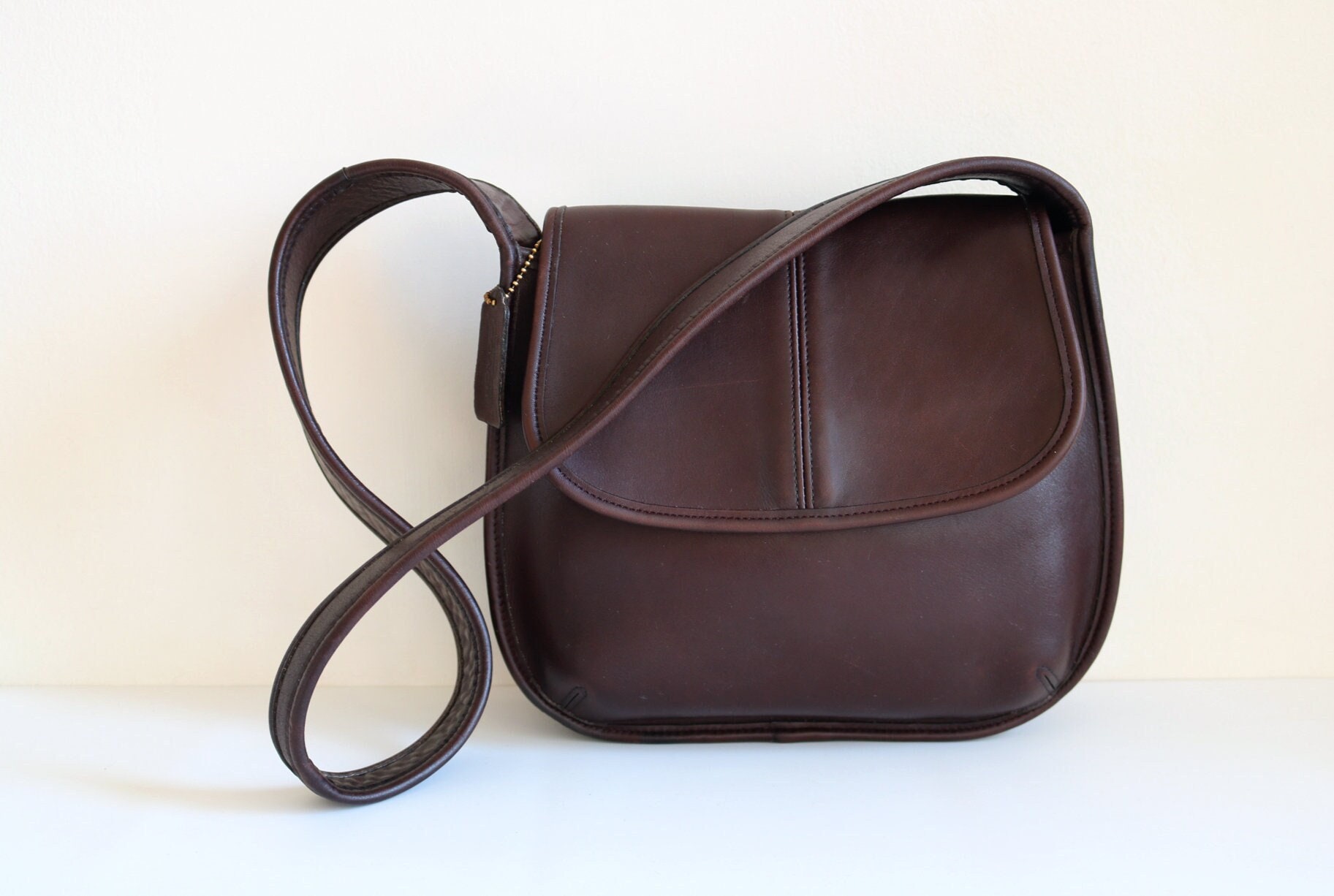 Coach Ergo Flap Shoulder Bag Brown Leather - Etsy 日本