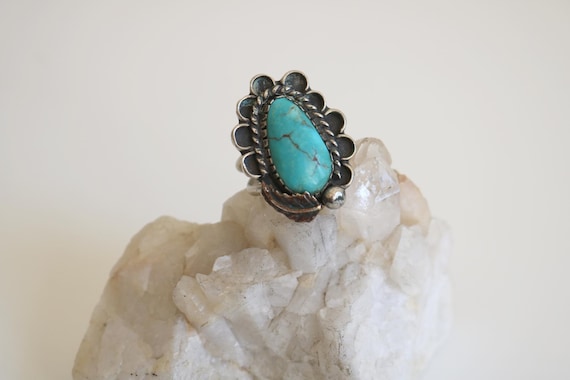 Native American Turquoise Ring 9 - image 1