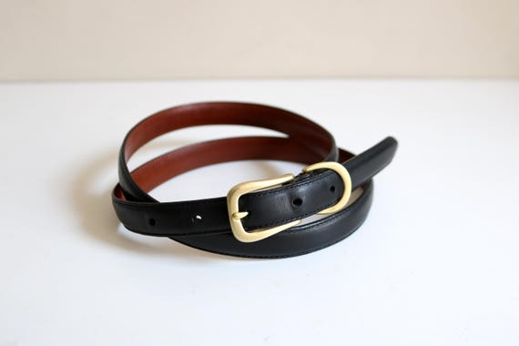 Coach Black Leather Belt | large
