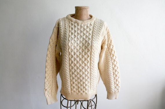 Irish Knit Fisherman Sweater