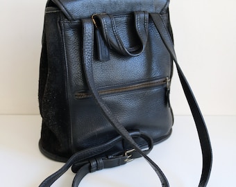 Coach Berkeley Backpack | Suede Full Grain Black Leather - Etsy