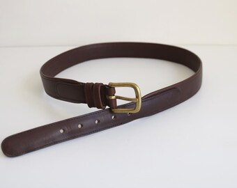 Coach Brown Leather Belt | 34 display picture 2