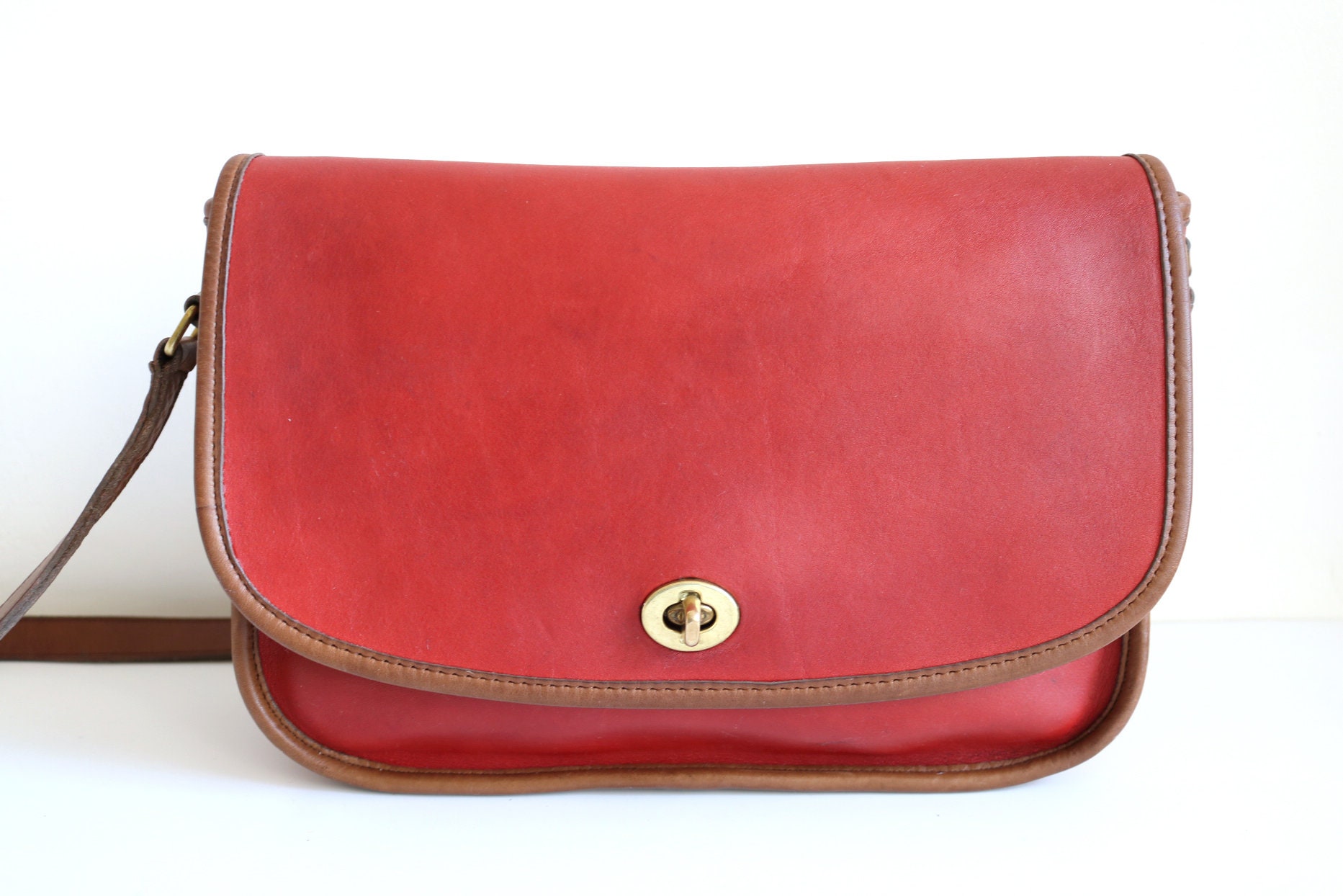 バッグ 1917 Coach Accessory Porch Signature Red 1917 Coach Accessory Porch Signature Red バッグ