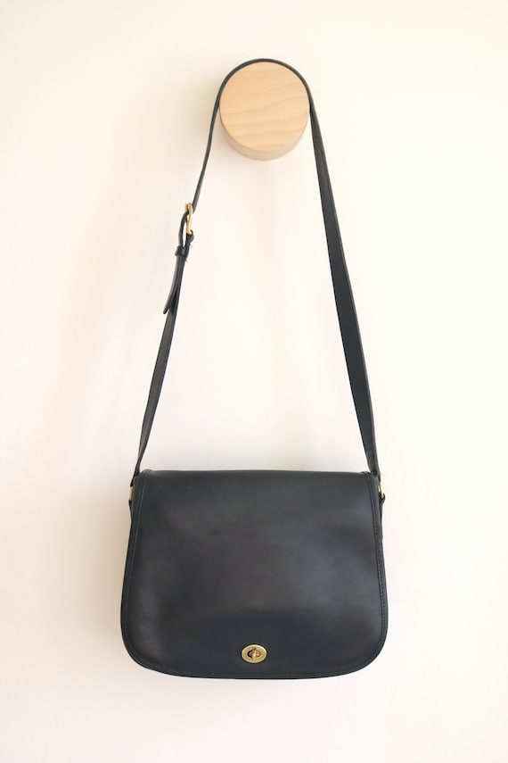 Coach Ranch Bag | Black Leather - image 9
