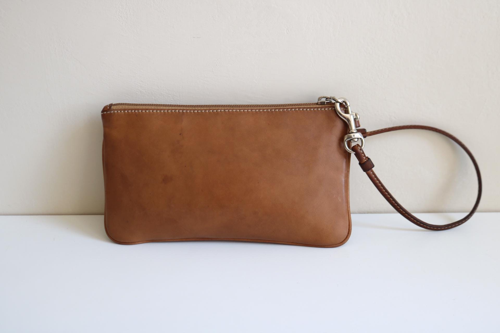 Coach Soho Wristlet Wallet Clutch | Tabac Leather - Etsy