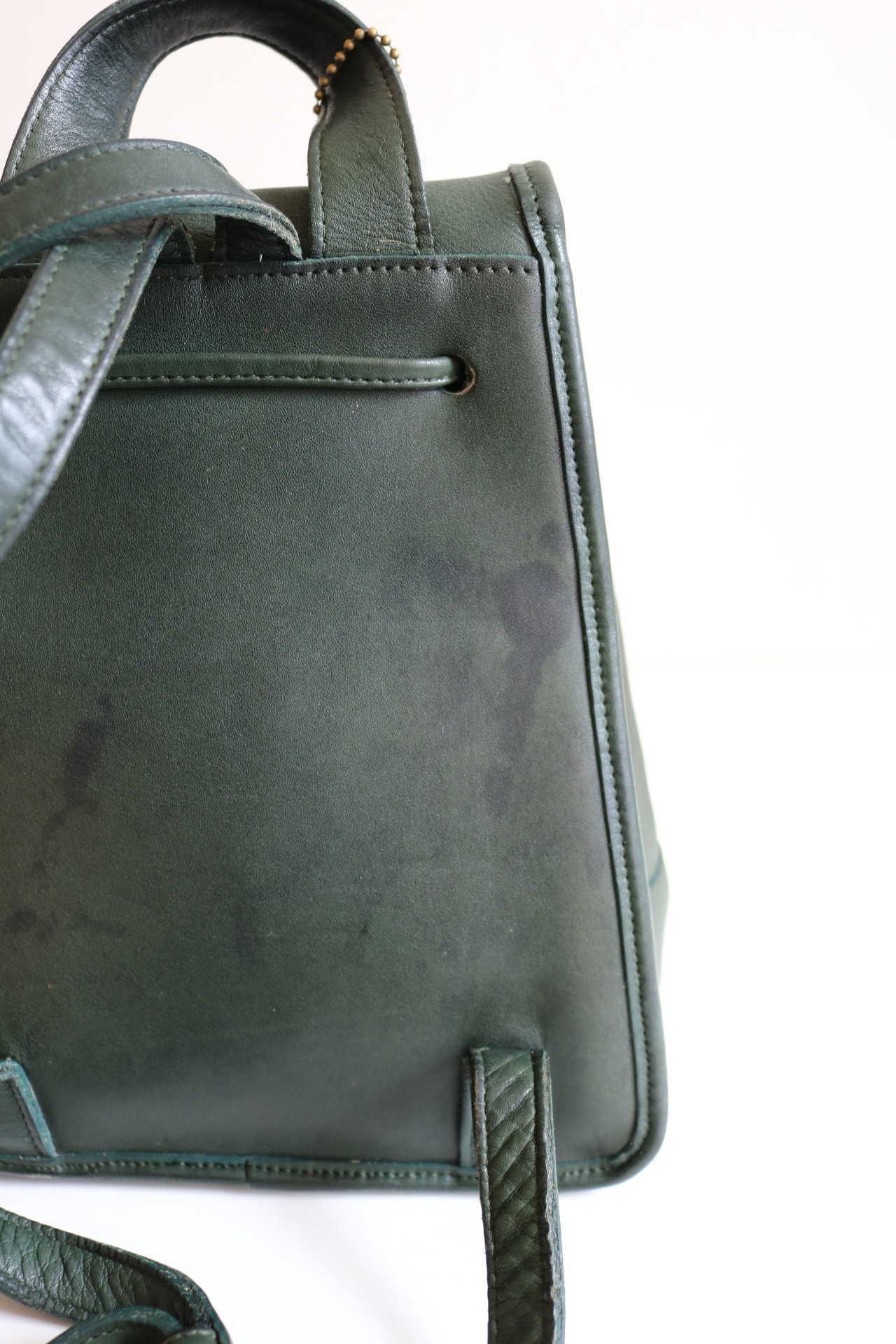 Coach Small Daypack Backpack | Green Leather - Etsy Coach Small Daypack Backpack | Green Leather - Etsy