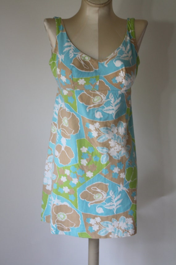 Vintage 60s Flower Power Vintage Play/Sun Dress