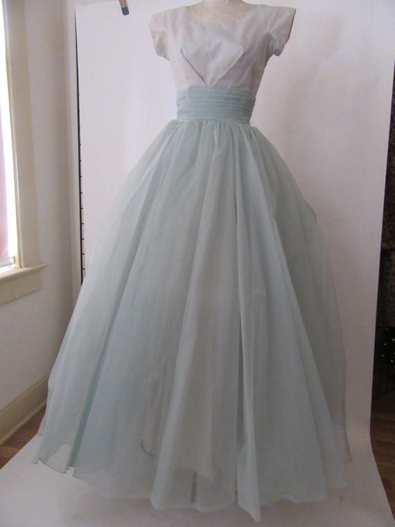 1960s prom dress