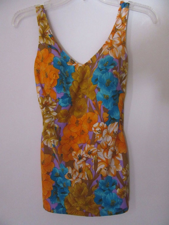 Rose Marie Reid Floral Print Bathing Suit