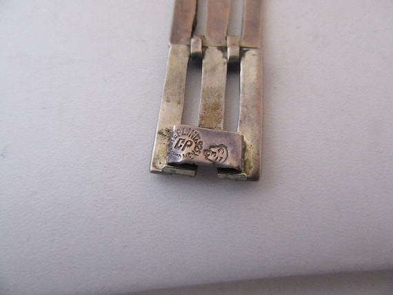 Vintage Handmade Taxco Mexican 1950s Sterling Inl… - image 4