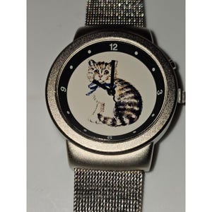 NIB Vintage Avon Meowing‎ Cat Watch NOS Quartz Wristwatch Women main image 3