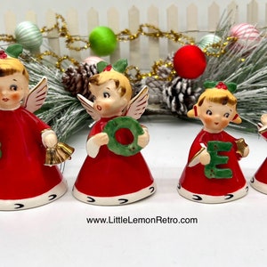 Napco NOEL angel bells full set 1956