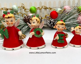 Napco NOEL angel bells full set 1956