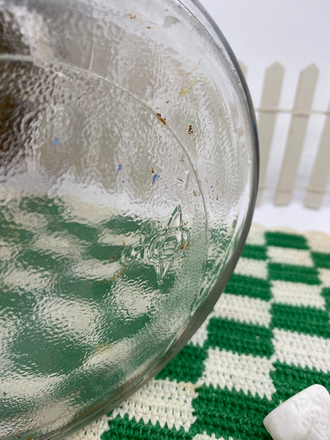 Vintage Huge Old Judge Coffee Glass Jar With Diamond Pattern Etsy