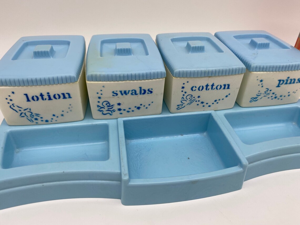 Vintage Clarolyte Dresser Top Nursery Caddy Etsy
