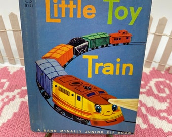 Little Toy Train 1945 Rand McNally Junior Elf Book by Catherine Stahlmann