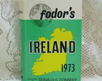 Fodors Ireland 1973 Travel Guide, Distressed Book