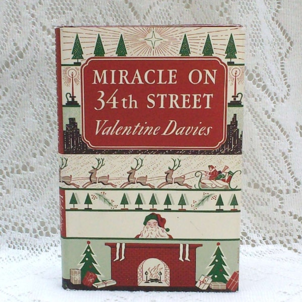 Miracle on 34th Street by Valentine Davies, First Harcourt Facsimile Edition, Copyright 2001