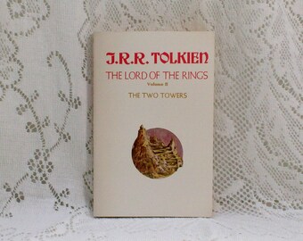 The Two Towers, Distressed Paperback Book, The Lord of the Rings by J R R Tolkien