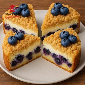 Blueberry Cream Cheese Coffee Cake Recipe: Printable Baking Guide (PDF Download)