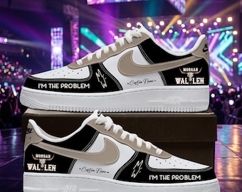 Morgan Wallen I'm The Problem World Tour 2026 Air Force 1 schoenen V4, sneakers countrymuziekfan, concert streetwear cadeau
