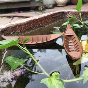 Aquarium decoration, Floating boat for aquarium, Aquarium ornaments