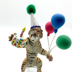 Tiger Birthday Cake Topper,  Animal Jungle Cake Topper, Tiger Cake, Birthday Animal Cake Topper, Big Cat Birthday