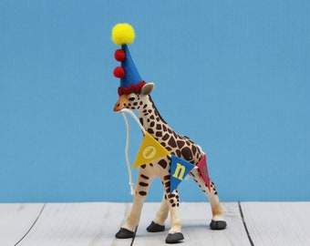 Safari Party Animal Cake Topper, Zoo Cake Topper, Circus Cake Topper, Giraffe Cake Topper, Baby Giraffe