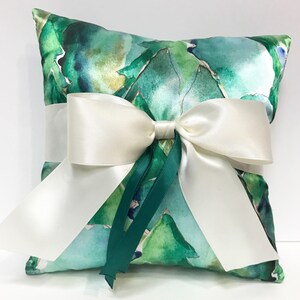 Woodland Wedding Ring Bearer Pillow, Rustic Wedding, Wedding Ring Pillow, Forest Wedding Pillow