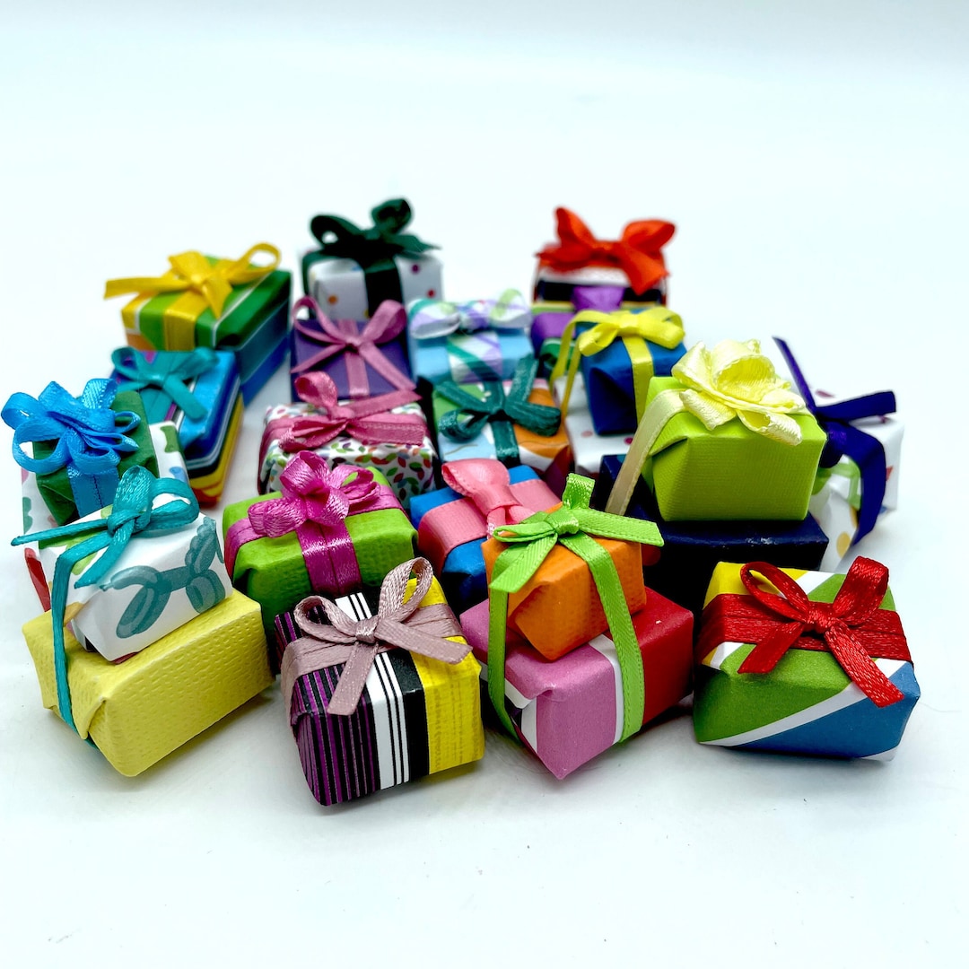 Miniature Wrapped Birthday Gifts or Presents - Etsy