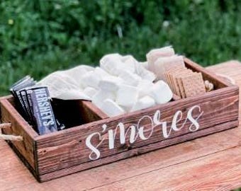 S'Mores Station, S'Mores Bar, S'Mores Caddy, Outdoor Campfire Station