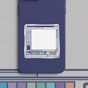 Ventana retro de Microsoft Paint - Imágenes prediseñadas PNG digitales