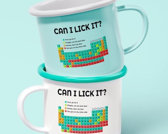 Can i lick it mug | Can I Lick It Science Cup | science humor cup | chemistry cup