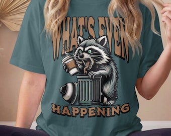 What Is Even Happening Raccoon PNG - Fun Graphic for Crafting