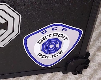 RoboCop Vinyl Sticker | Detroit Police Sci-Fi Decor for Fans