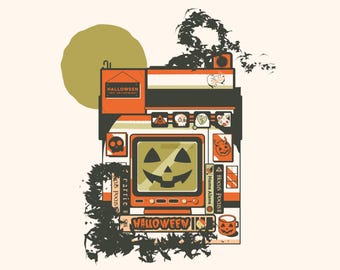 90s Retro Halloween PNG: VHS Movies, Funny Horror Designs