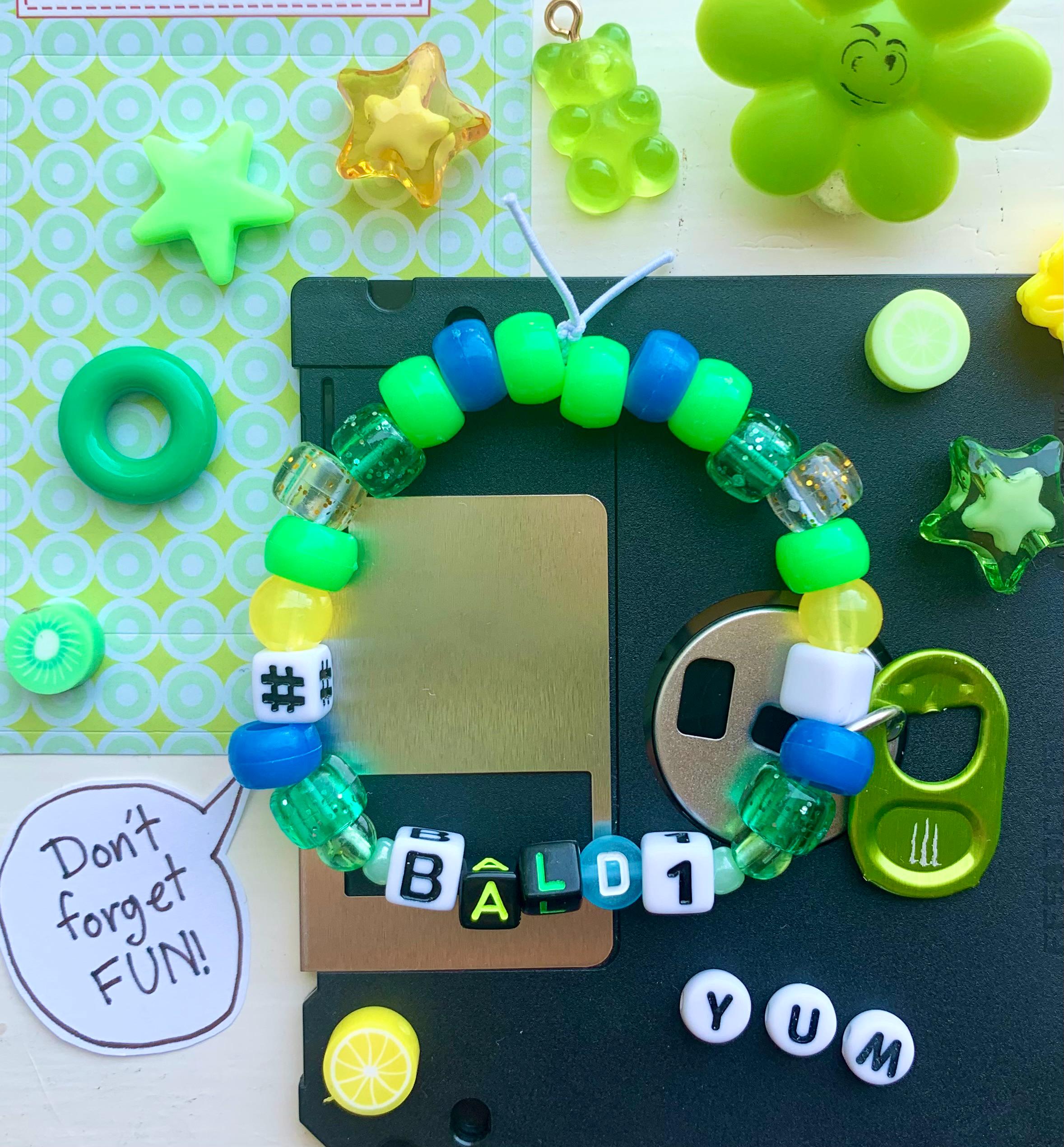 Baldi's Basics Indie Game Kandi Bracelet - Etsy