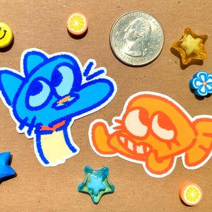 Gumball and Darwin Handmade Sticker Decal
