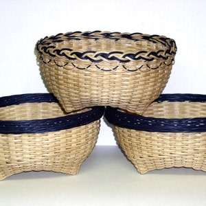 Digital Download,  Instructions to Weave the Cathead Basket - Rimmed Your Way, Pattern