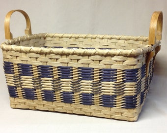 Téléchargement numérique, instructions pour tisser le panier de rangement en damier, motif