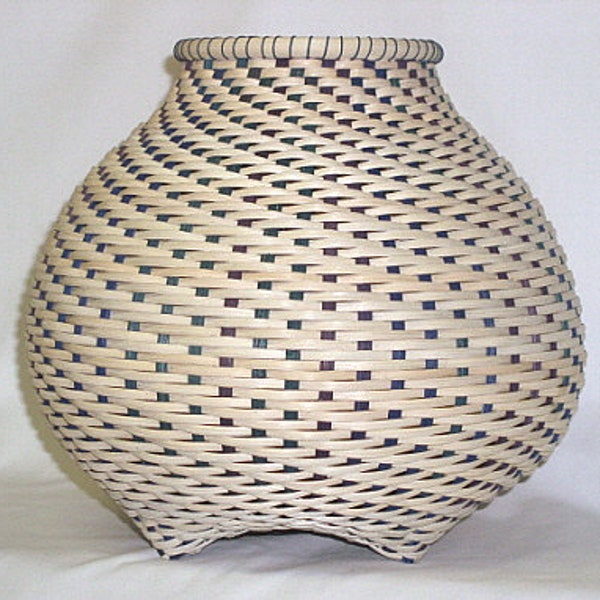 Digital Download, Instructions to Weave the "Shapely Twill Cathead" Basket, Pattern