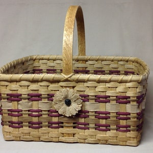 Digital Download, Instructions to Weave the Burlap Market Basket, Pattern
