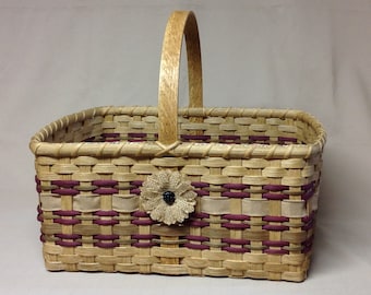 Digital Download, Instructions to Weave the Burlap Market Basket, Pattern