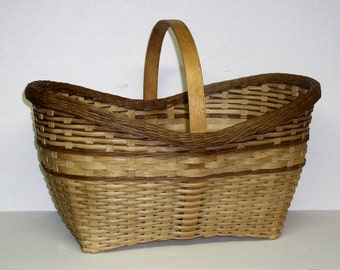 Digital Download, Instructions to Weave the Fancy Williamsburg Market Basket, Pattern