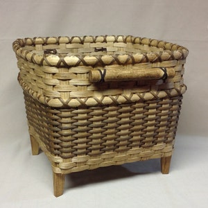 Digital Download, Instructions to Weave the &quot;Square Footed Storage Basket&quot;, Pattern
