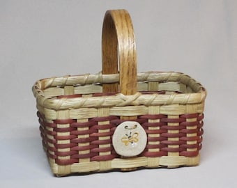 Digital Download, Instructions to Weave "Cute Little Market Basket", Basket Weaving Pattern